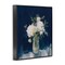 Stupell Industries Peonies On Blue Mirage Framed Giclee, design by Svetlana Aleynikova